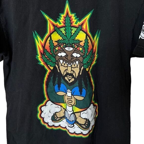 Farmers Market Hawaii Lwomas Weed Bong T Shirt Small - Picture 2 of 4